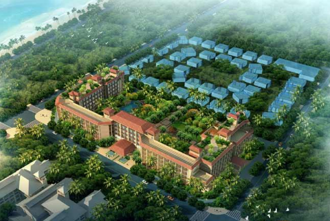 祝賀我司簽訂海馬金盤花園室外泳池、兒童池、水景等水處理項目工程
